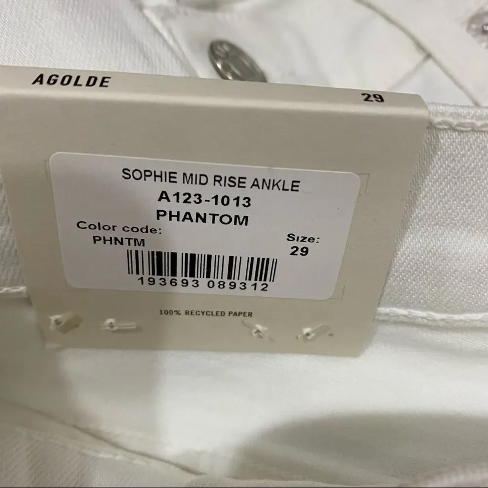 Agolde • Sophie Mid Rise Ankle Jeans - Picture 5 of 6